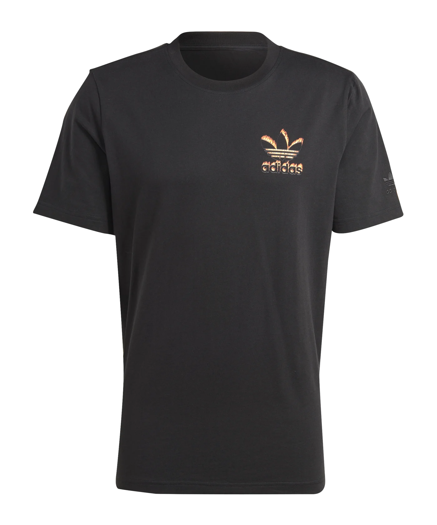 adidas Originals Fire Graphic T-Shirt Schwarz