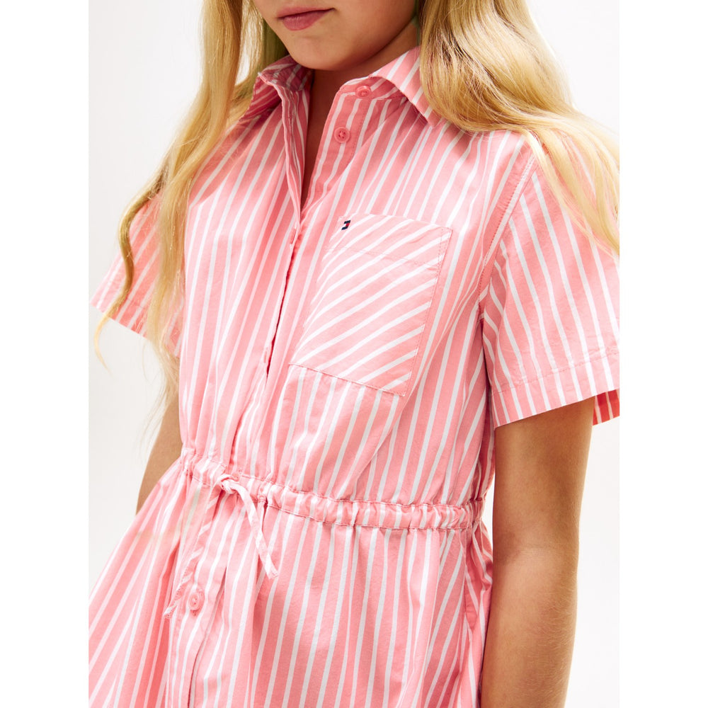 Køb Tommy Hilfiger Tropical Blush Stripes Poplin Stripes Skjorte Kjole