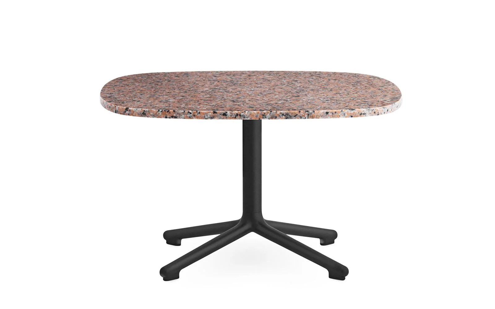 Normann Copenhagen  Era sofabord, sort/rose - 40 x 67,5 x 66 cm.