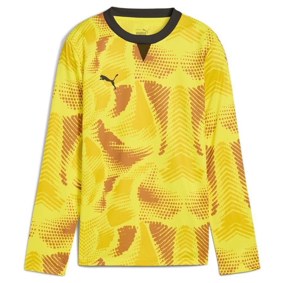 PUMA Maillot de Gardien teamTarget - Jaune/Noir Enfant Manches Longues
