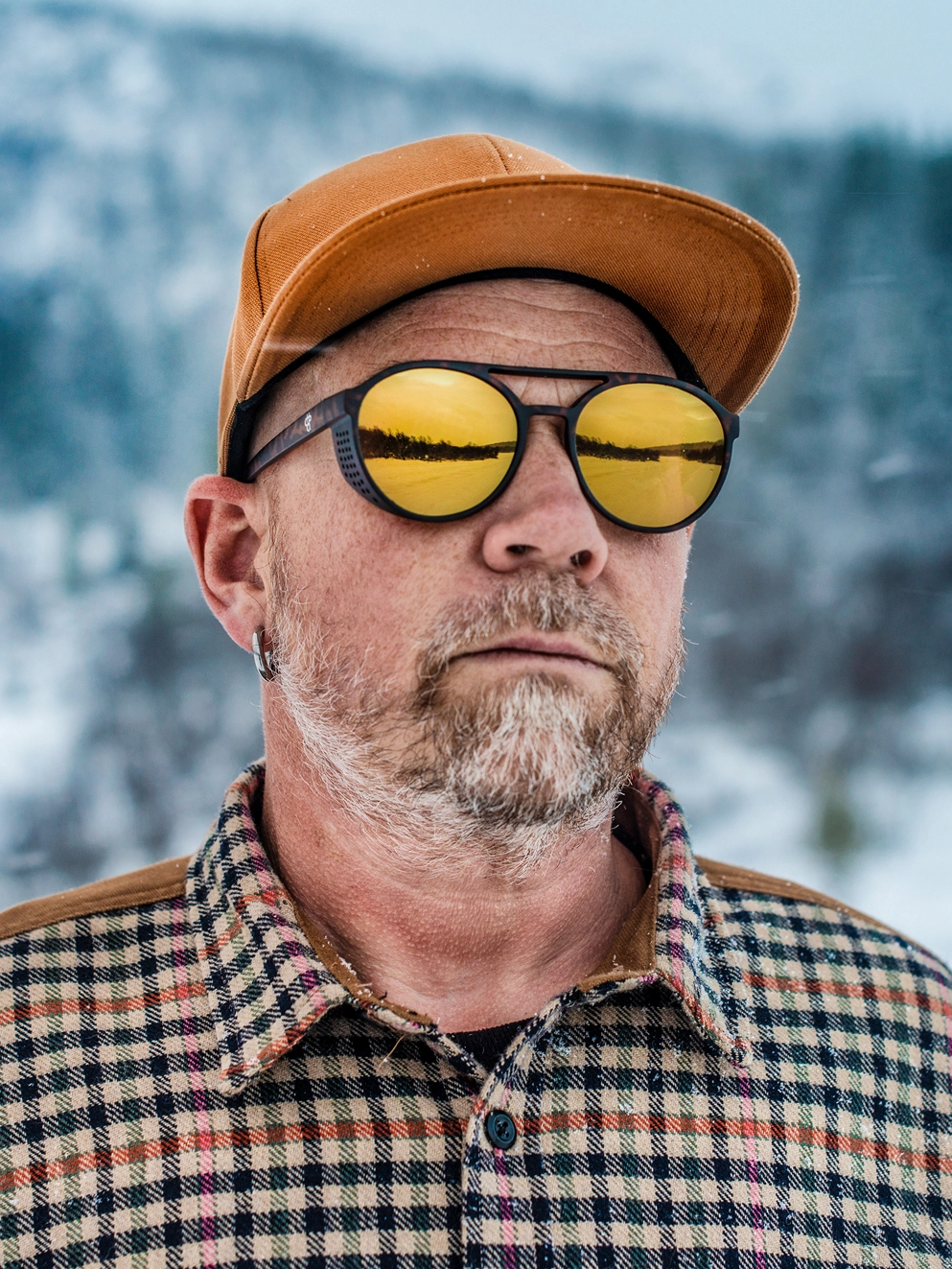CHPO Rickard Turtle Brown Sunglasses gold