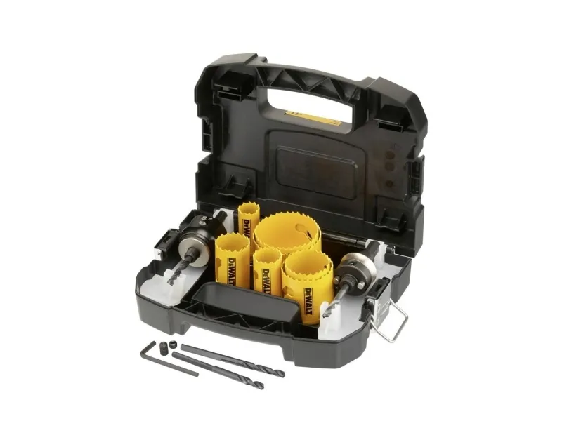 DeWALT DT90353-QZ, Sæt, Boremaskine, Metal, Plast, Træ, Stål, 22,29,35,44,51,64,68 mm, 11 stk