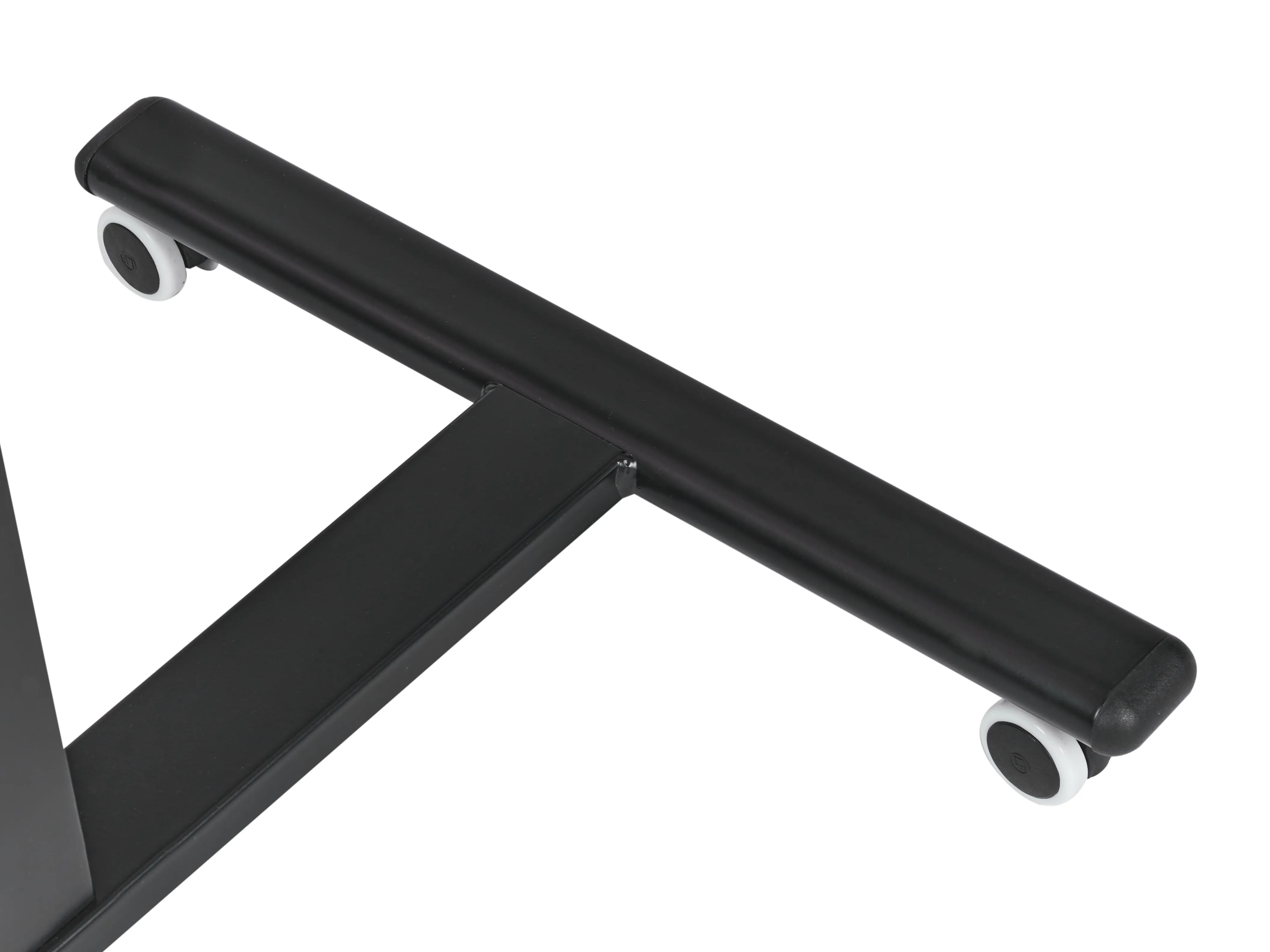 Handmatig verstelbare laptopstandaard ACADEMIA Donkerbruin 65 cm 48 cm met wielen