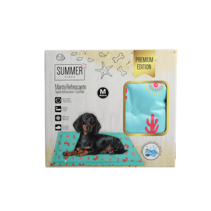 Tapete refrescante premium Summer Vibes Cool Mat para cães