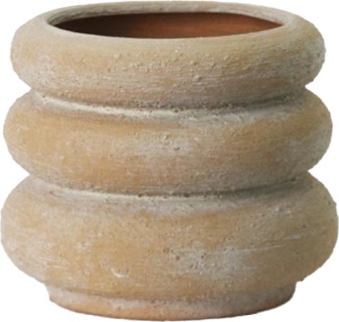 Intratuin bloempot Elian bruin D 22 H 18 cm