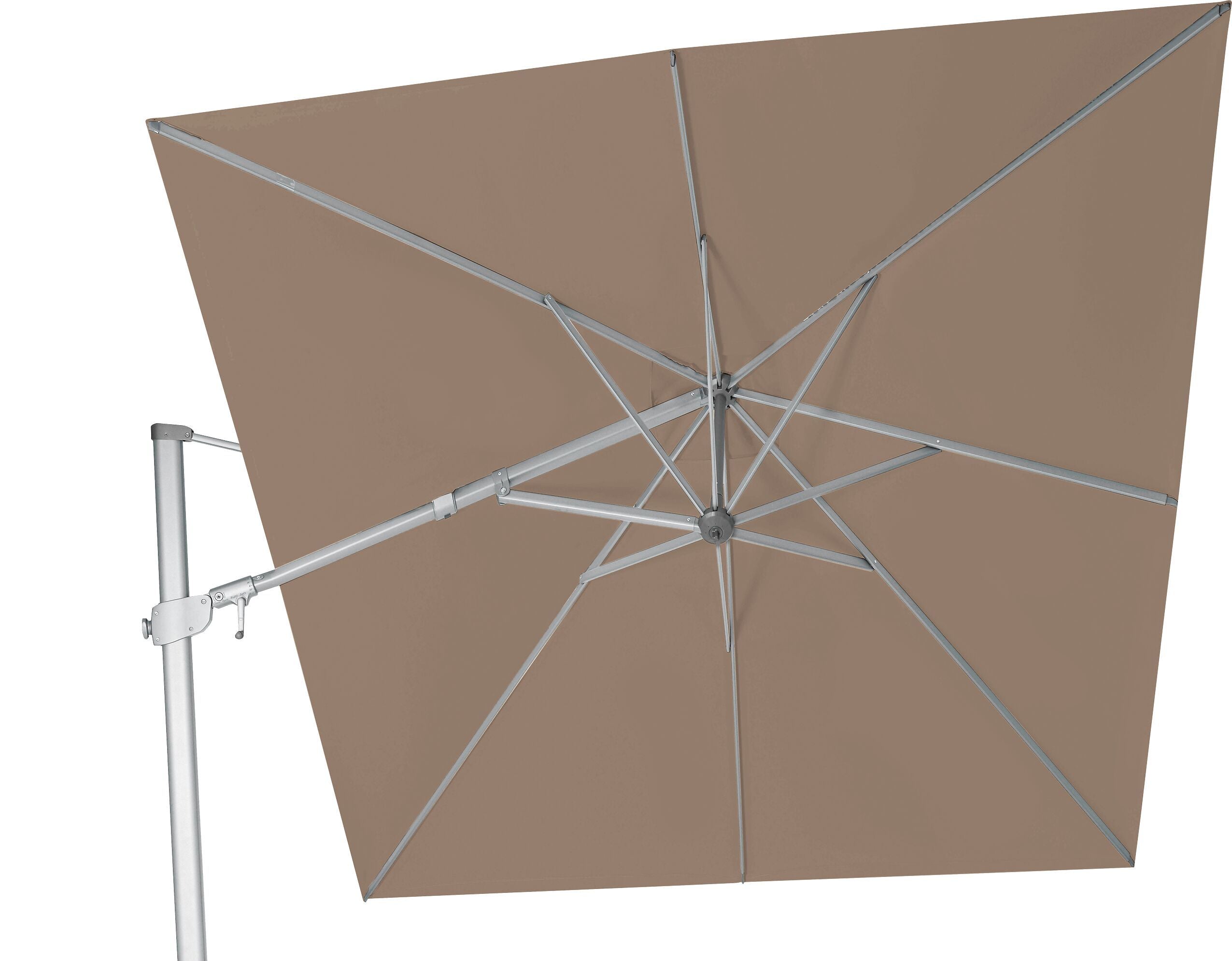 Suncomfort by Glatz VARIOFLEX Sonnenschirm - Taupe / B: 330.0 cm x T: 270.0 cm