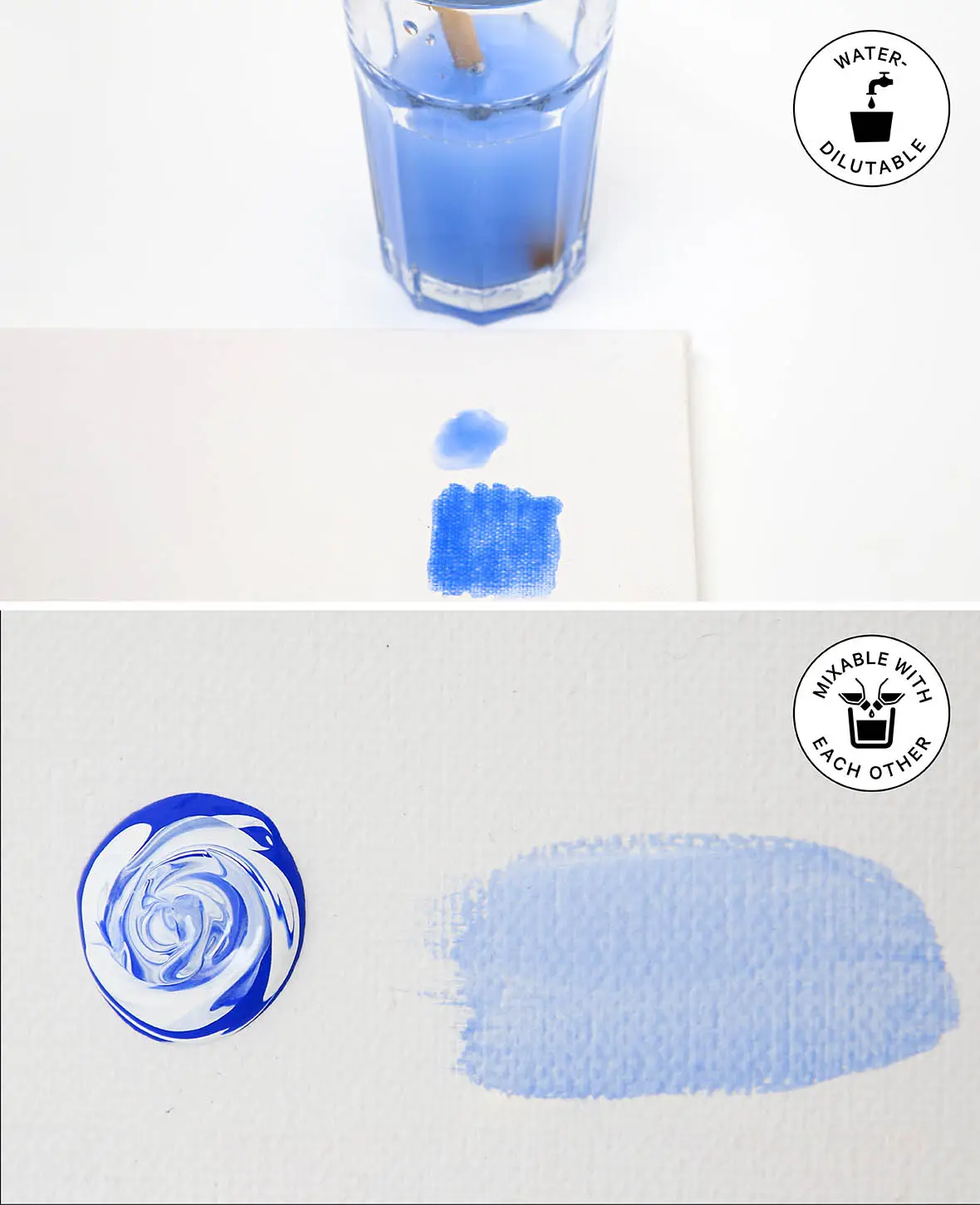 (24er Set) Acrylfarben Bastel Künstler Farben Basic   Pastell