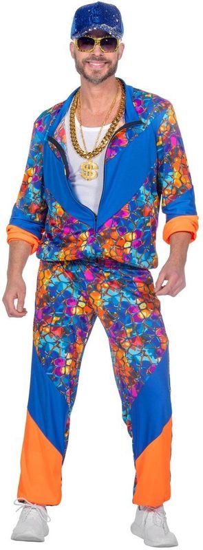 Fout - Trainingspak - Oranje/Blauw - 100% Polyester