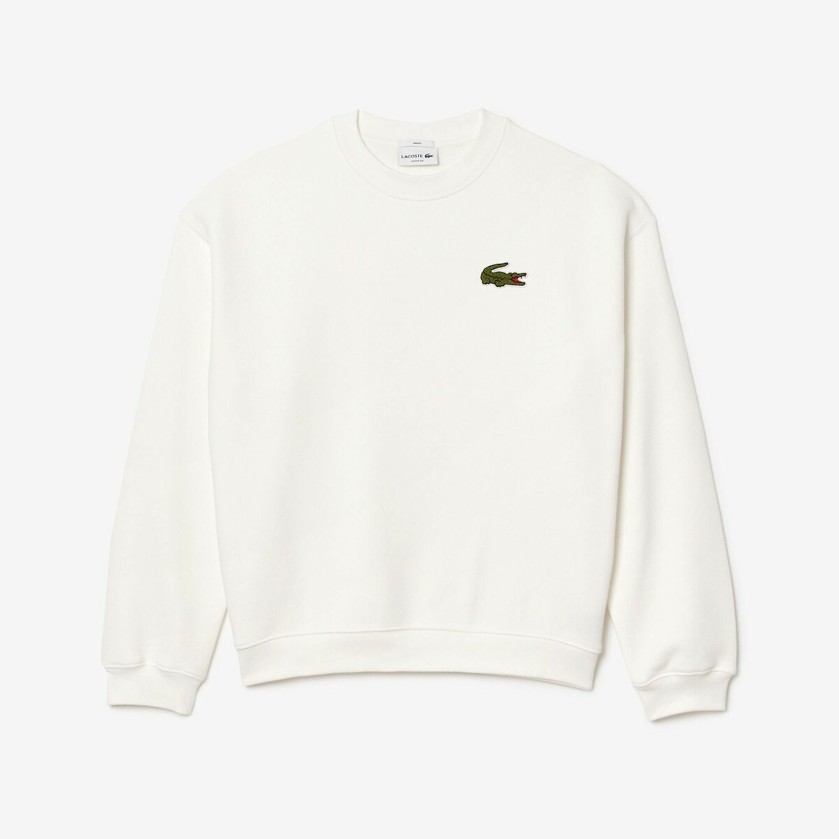 LACOSTE<br>Suéter de lã polar com modelagem folgada