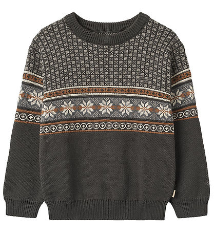 Wheat Bluse - Strick - Jacquard - Julius - Raven