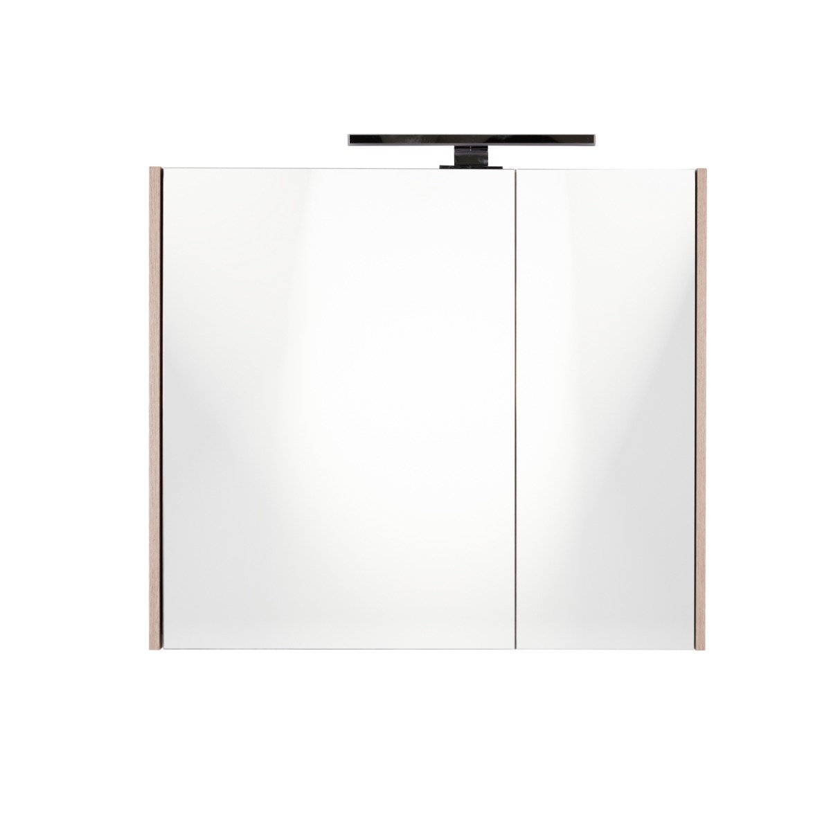 Best Design Happy spiegelkast met verlichting 60x60cm eiken