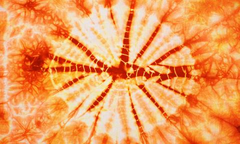 (150g) Expert Textil Farbe Batik Stoff Farbpulver (1702) - India Orange