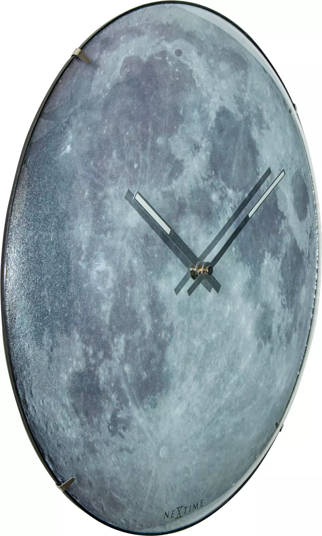 Quarzwanduhr Moon Dome Ø 35 cm