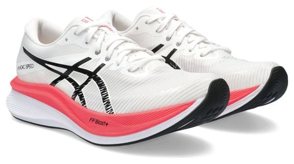 Chaussures Running Asics Magic Speed 3 Blanc/Noir/Rouge Femme