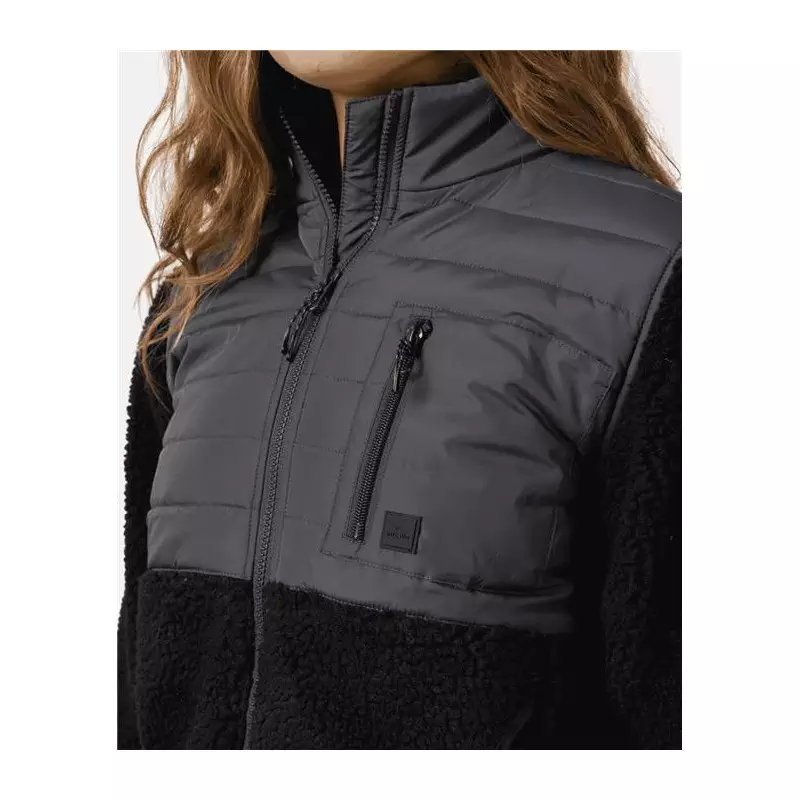 Veste femme RIPCURL Anti-Series Anoeta Fleece Zt Washed Black