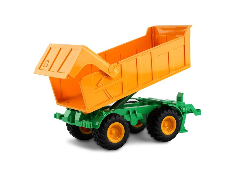 Amewi Traktor mit Kippanhänger RTR, 1:24 Ferngesteuerter Traktor mit Licht und Sound