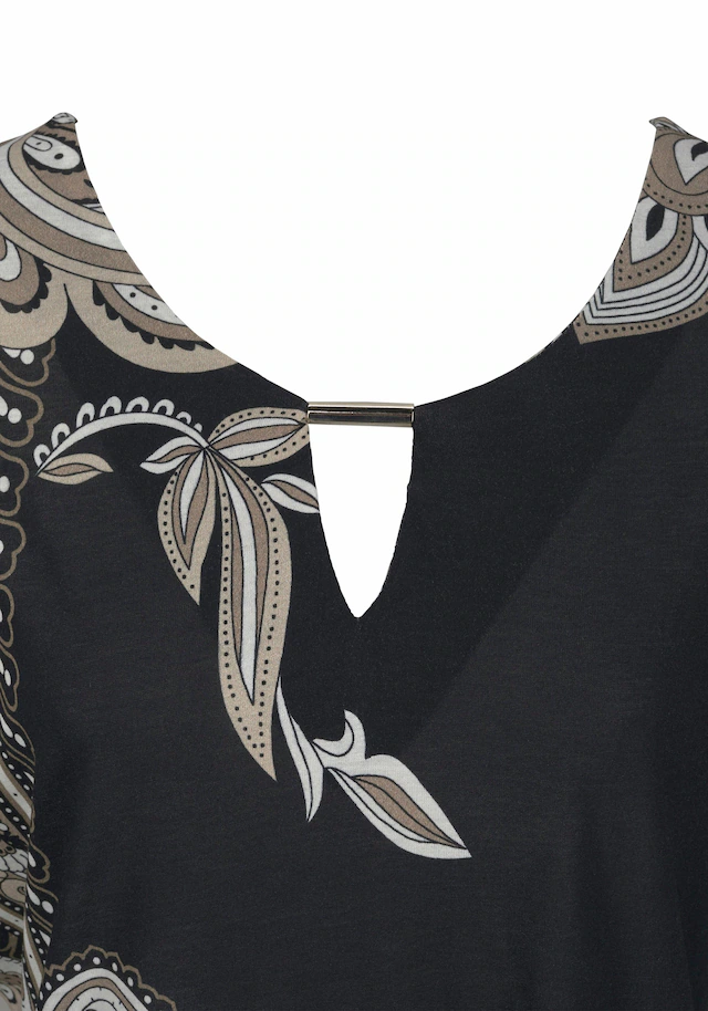 LASCANA Jerseykleid mit Zierdetail am Ausschnitt, sommerliches Tunikakleid, Strandkleid