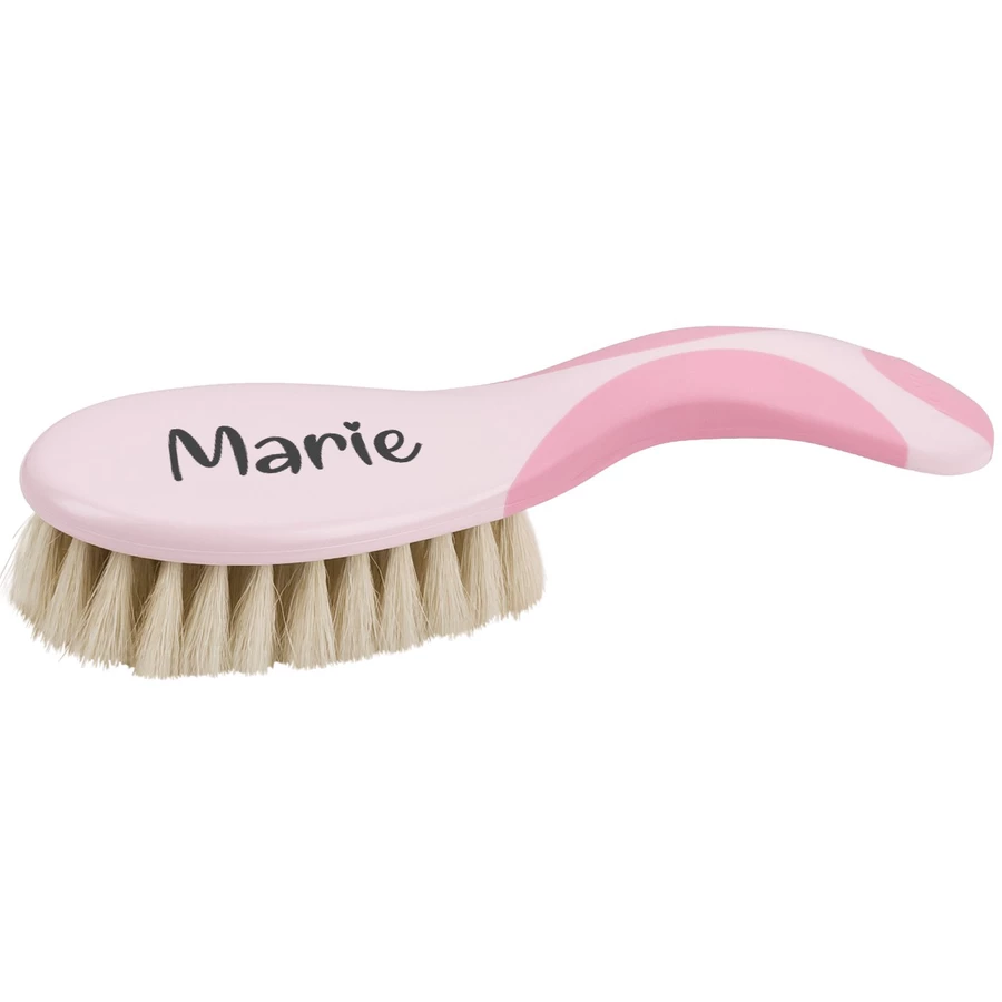 Schnullireich Babygeschenke mit Namen NUK Baby Haarbürste mit Namen Rosa