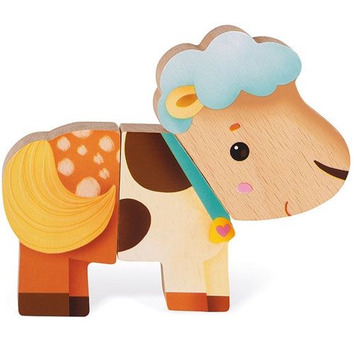 Janod grappige magneten boerderijdieren