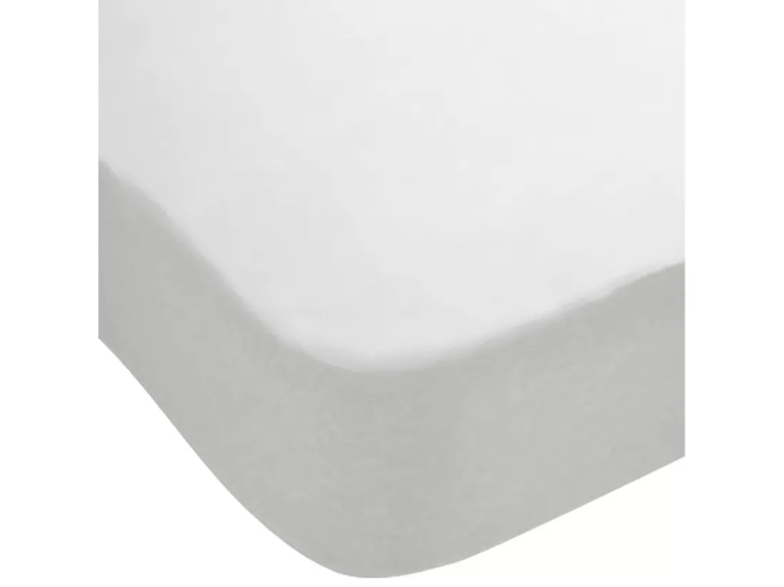 Lot de 2 draps-housses Ajustable Blanc