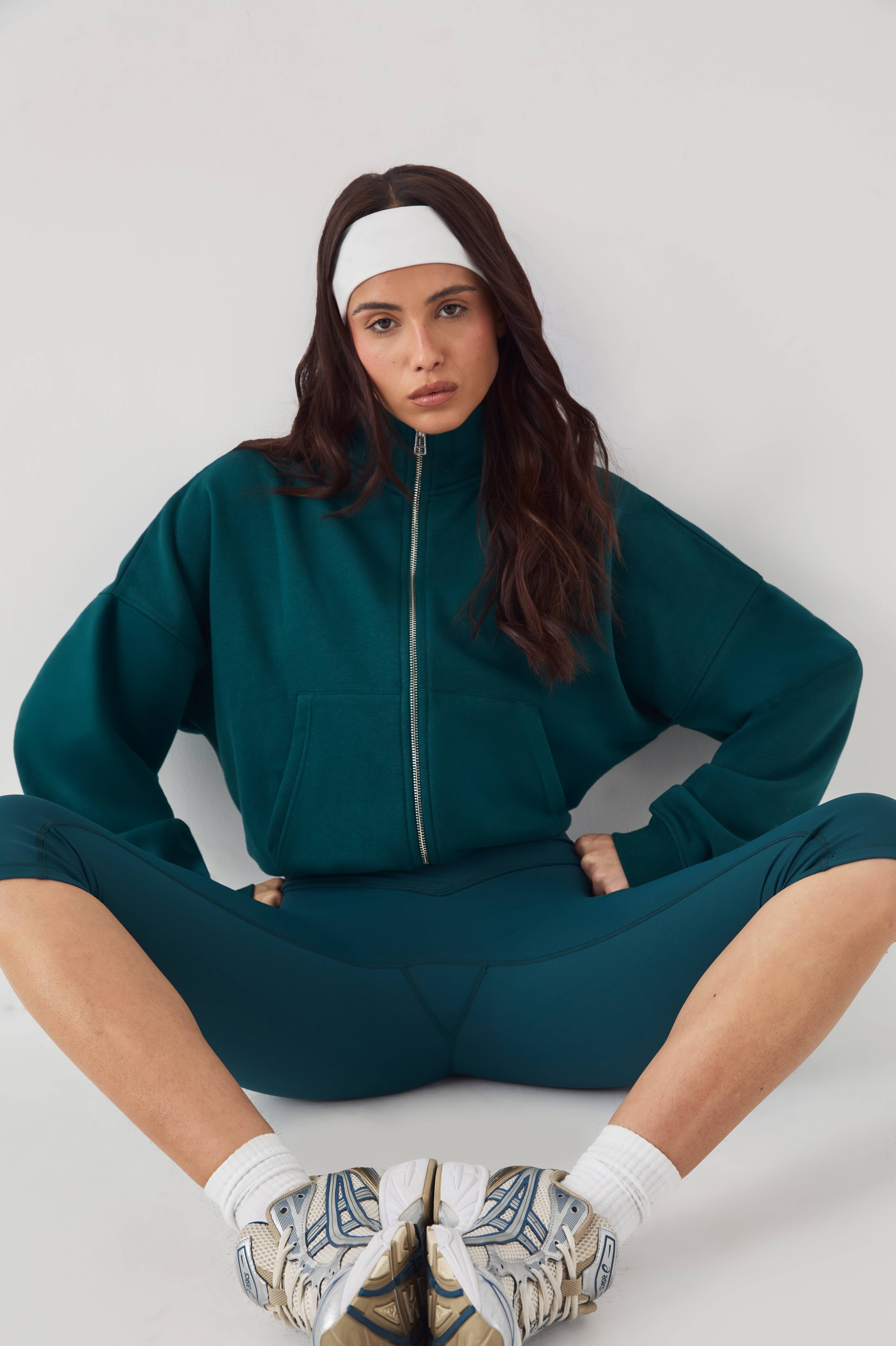 Sweat-shirt Bomber DSGN Studio Sport à Col Montant et Fermeture Zippée