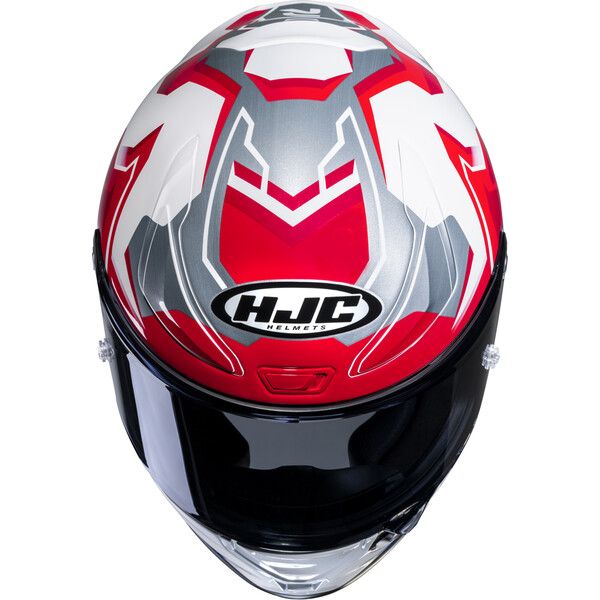 HJC - Casque RPHA 1 Nomaro MC21 / Blanc / Rouge / Bleu / Argent