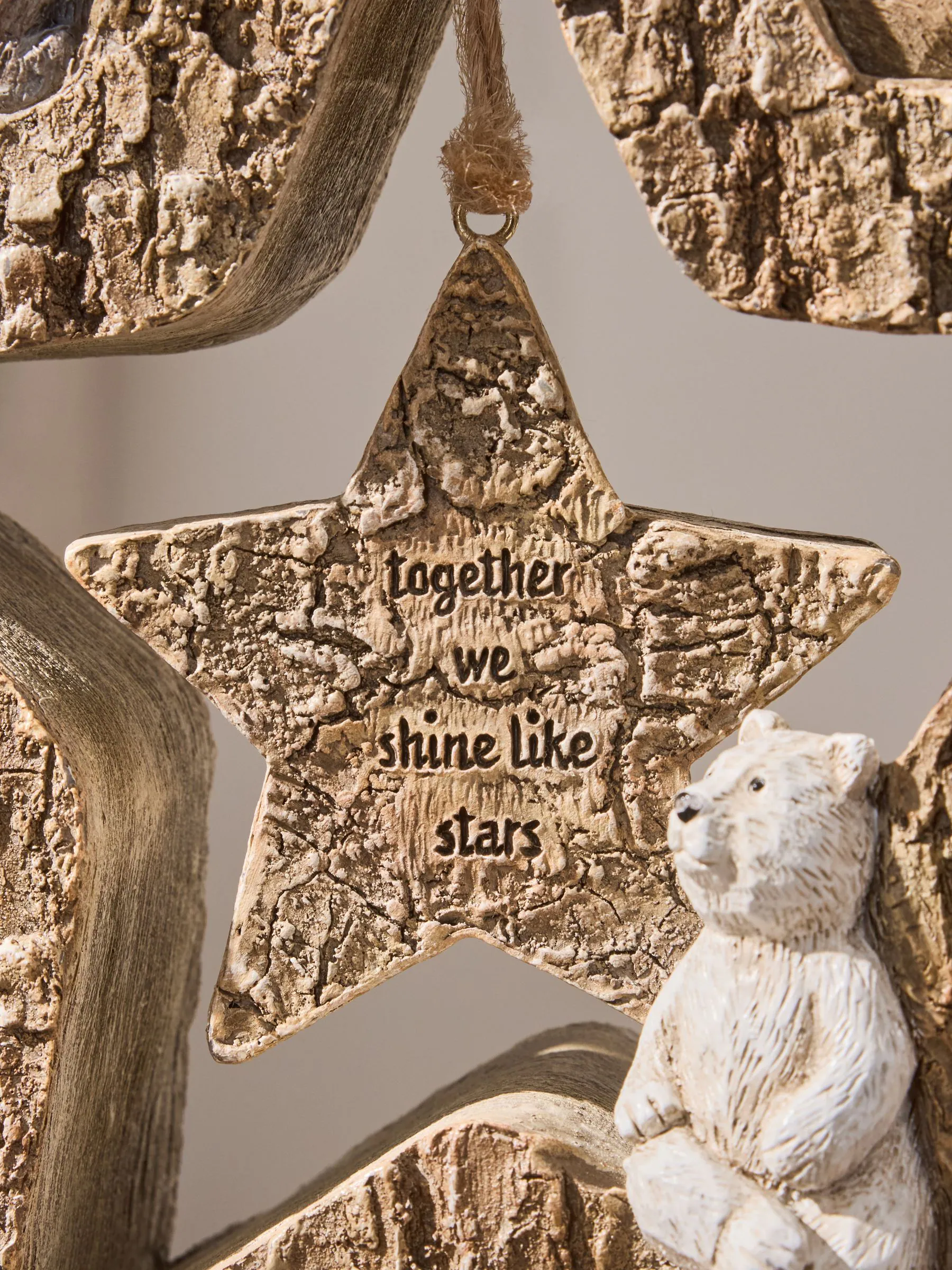 Bertie The Bear Shining Star Ornament