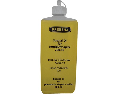 Speciale olie voor pneumatische spijkermachines Prebena 500ml
