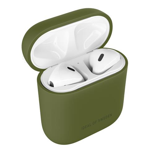 AirPods (1. & 2. Generation) Hardcase Hülle Silikon Case Recycled (IDSAPCAG22-408) - Khaki (Grün)