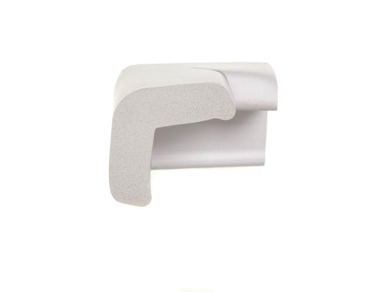 DREAMBABY Eckenschutz Schaumstoff 4 Stück, Weiss Weicher Schaumstoff Eckenschutz in Weiss