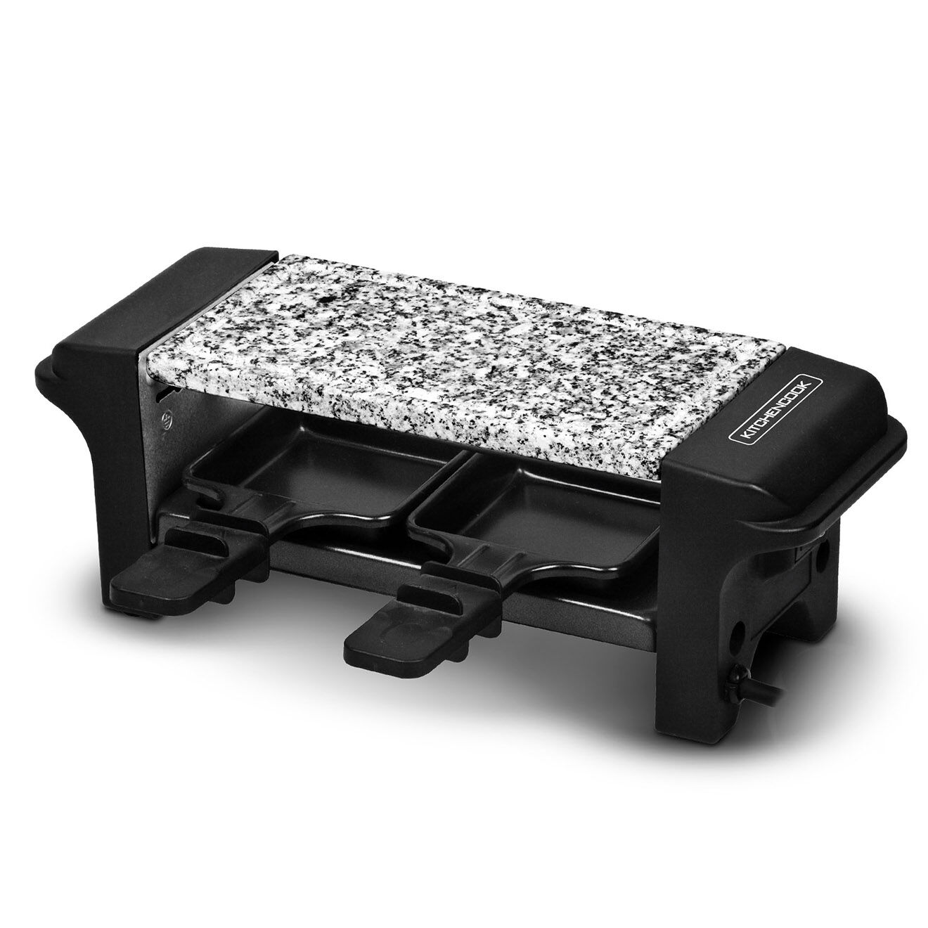 Kitchencook Raclette en Pierre noire - 2 personnes