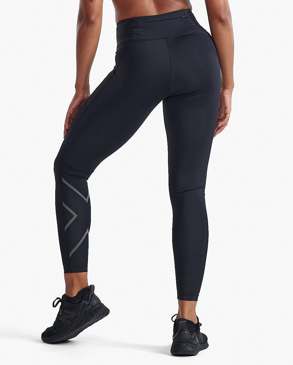 2XU Aero Hi-Rise Comp Tights Black\Black Reflective