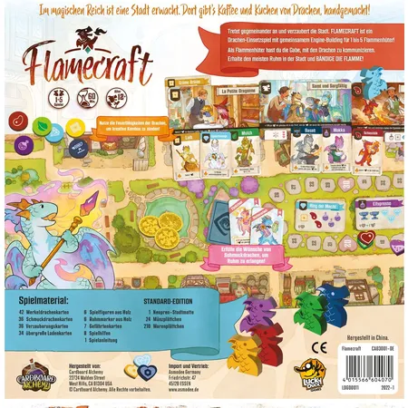 Asmodee Cardboard Alchemy Flamecraft