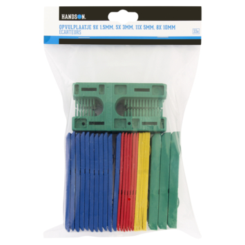 Opvulplaatjes assortiment 33 stuks