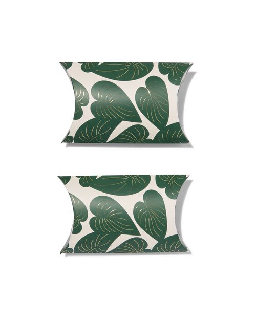 2 boîtes cadeau à assembler en carton 15x13 feuilles