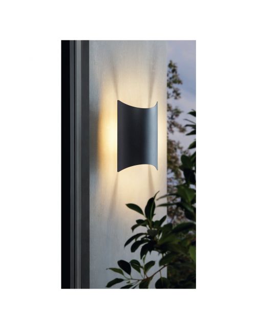 Eglo Wandlamp Plafonniere Lagasco - Buitenverlichting - Zwart