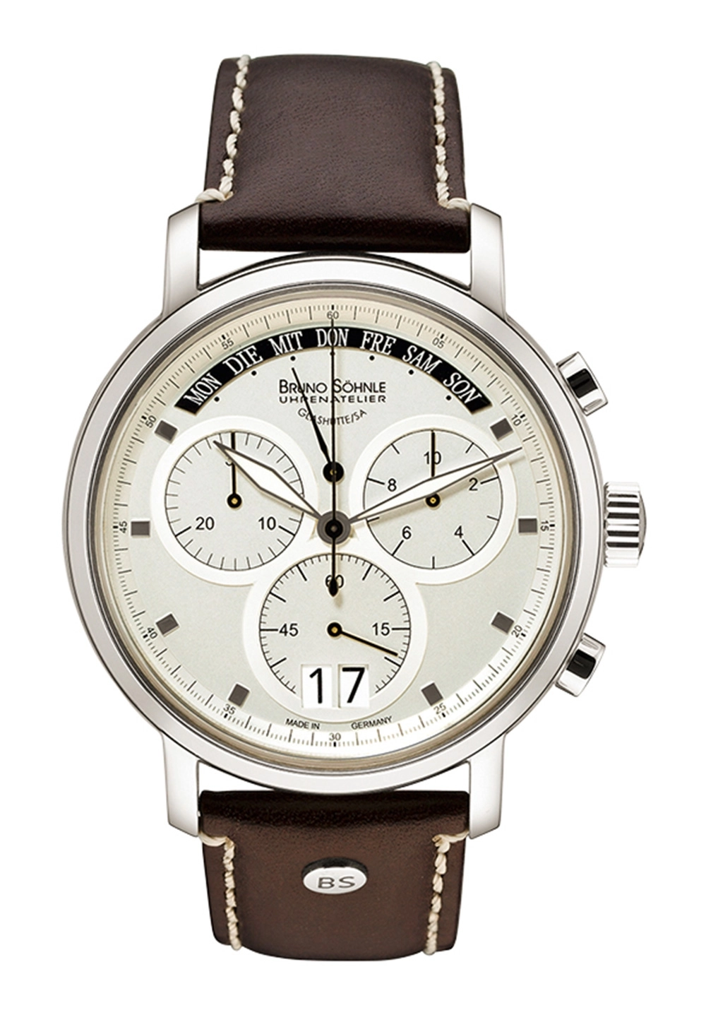 Bruno Söhnle Marcato Herrenchronograph Beige 17-13143-241
