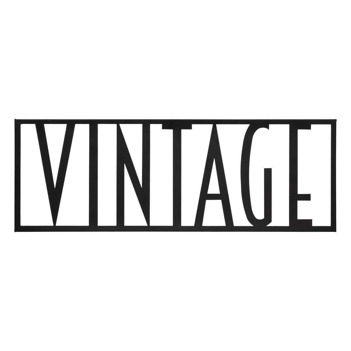DECO METAL MOT VINTAGE D.50X17CM