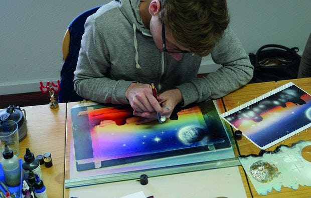 Airbrush Workshop in Hamburg als Geschenkidee