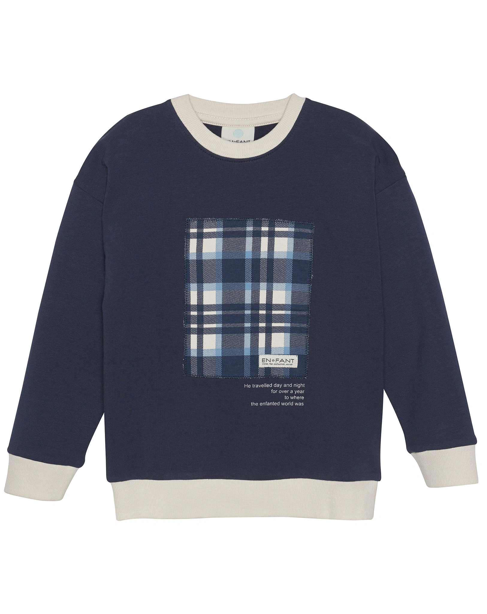 Sweatshirt CHECK TRAVEL in parisian night