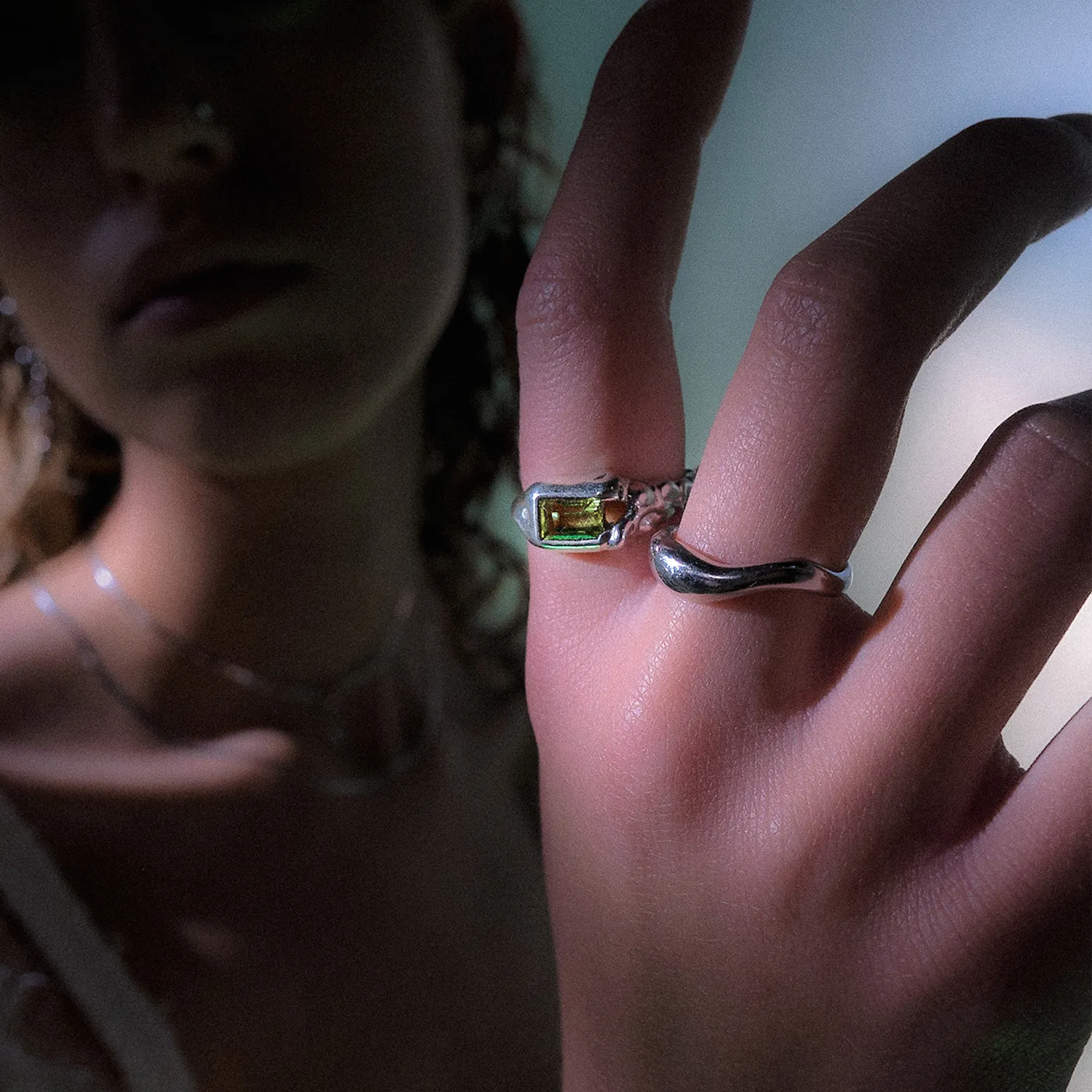Maria Black Lemon Disco Ring 18 kt. Forgyldt Sølv 500447YG