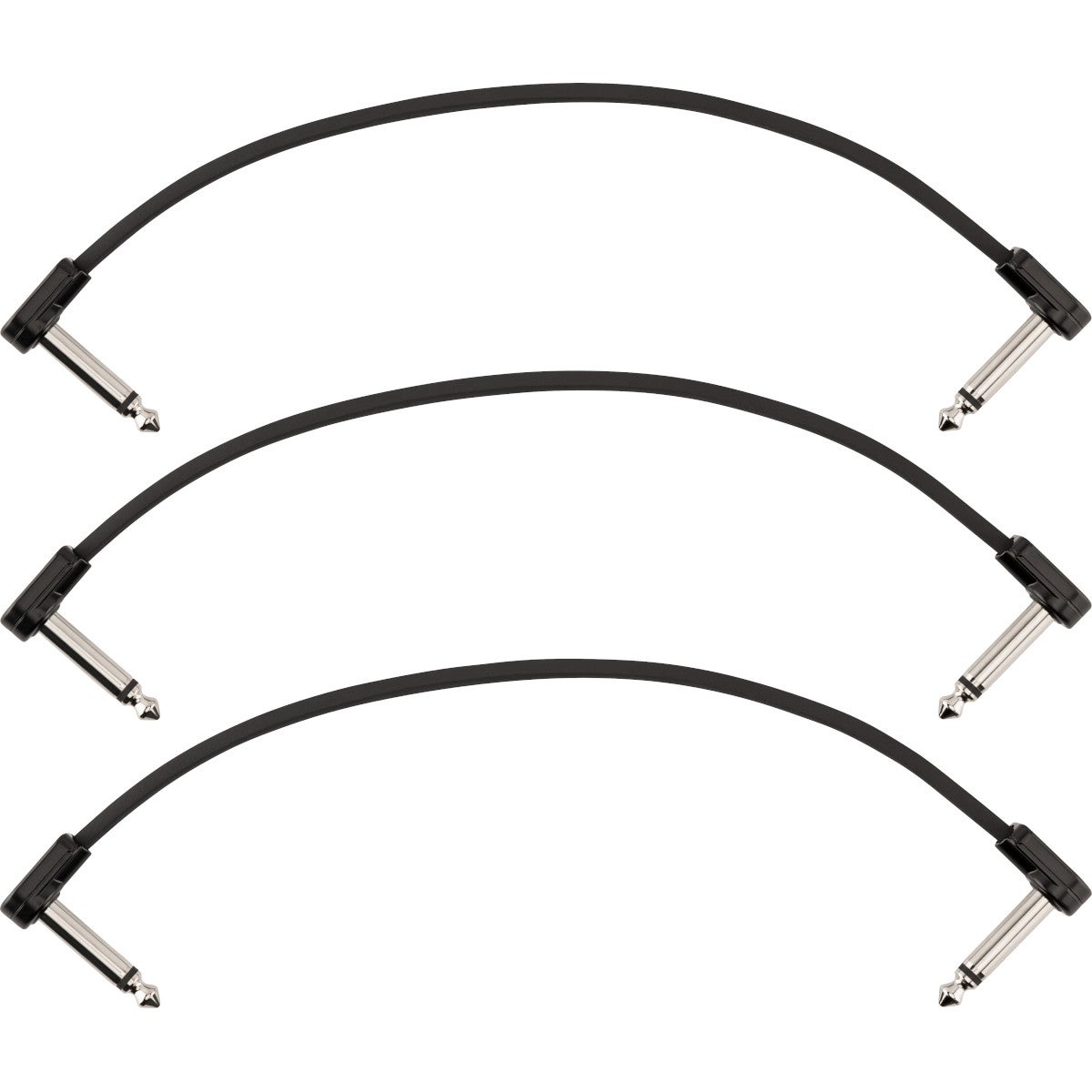 Fender Blockchain 8” Patch Cables Angle/Angle 20 cm (3 stuks)