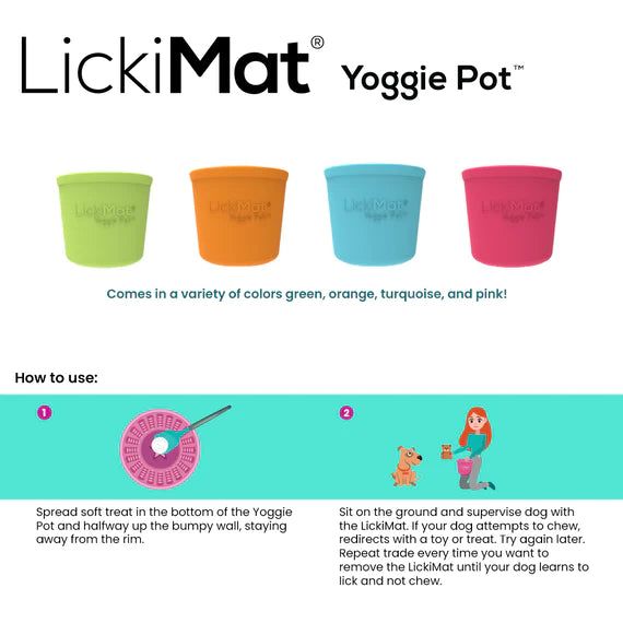 Yoggie Pot Turqoise - LickiMat