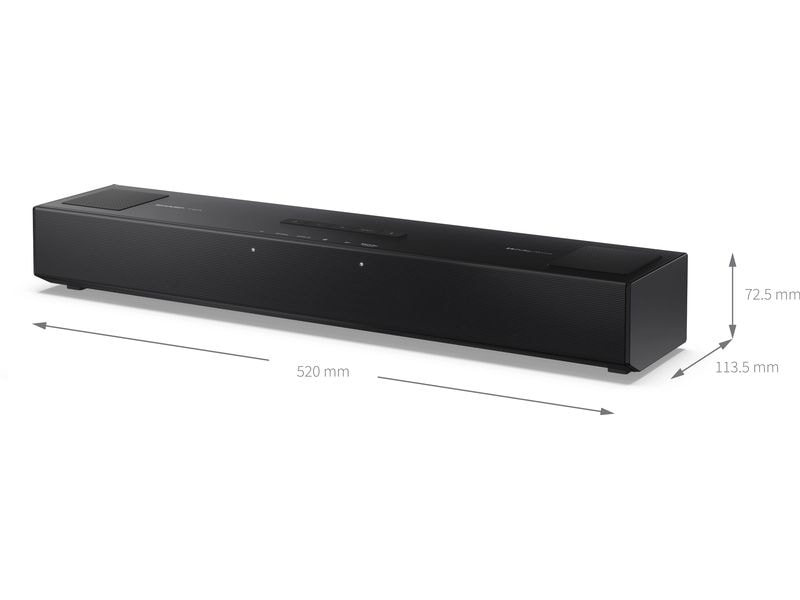 Sharp Soundbar HTSB700 Soundbar Kompakte Dolby Atmos Soundbar 2.0.2
