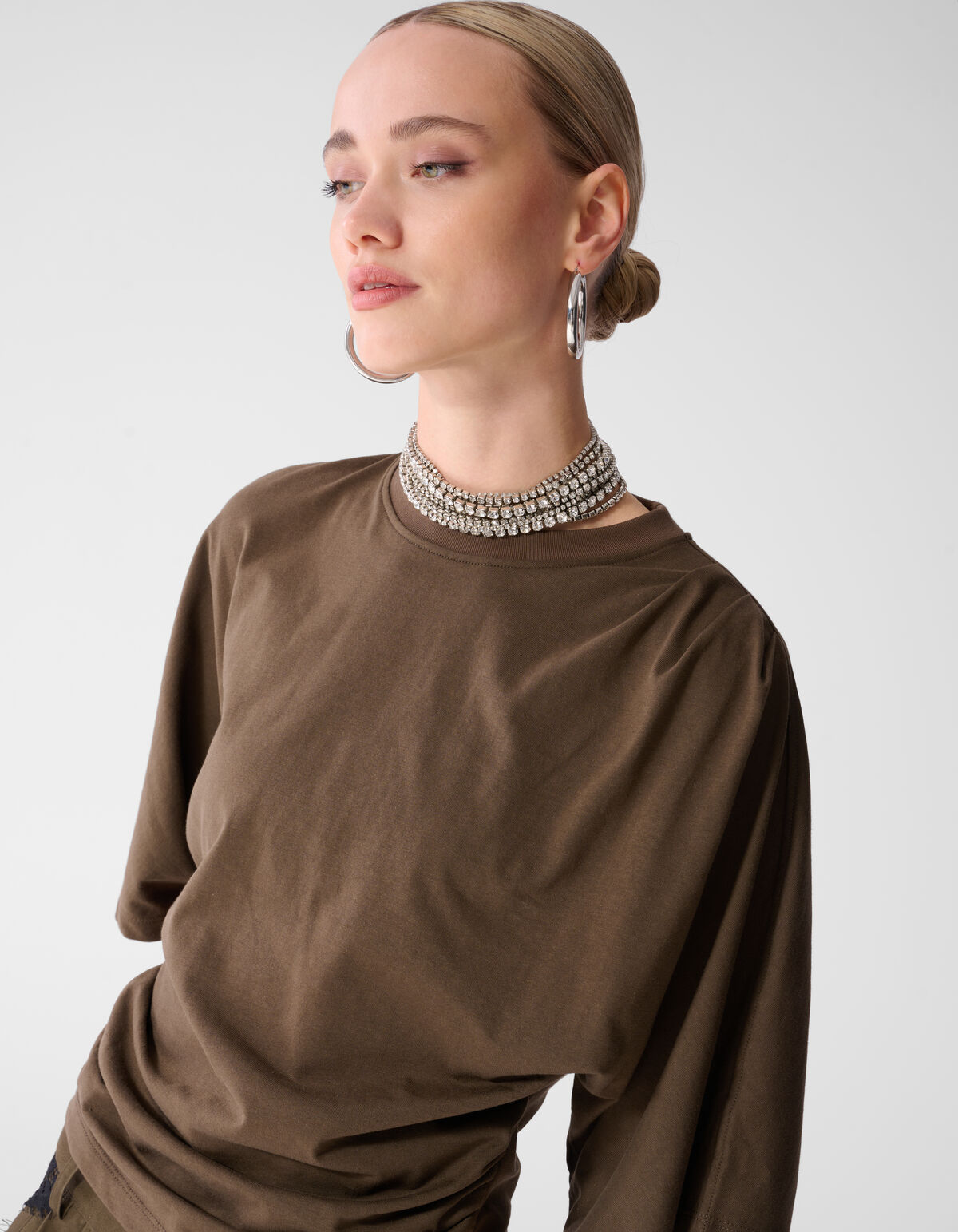 Drape Top Bruin