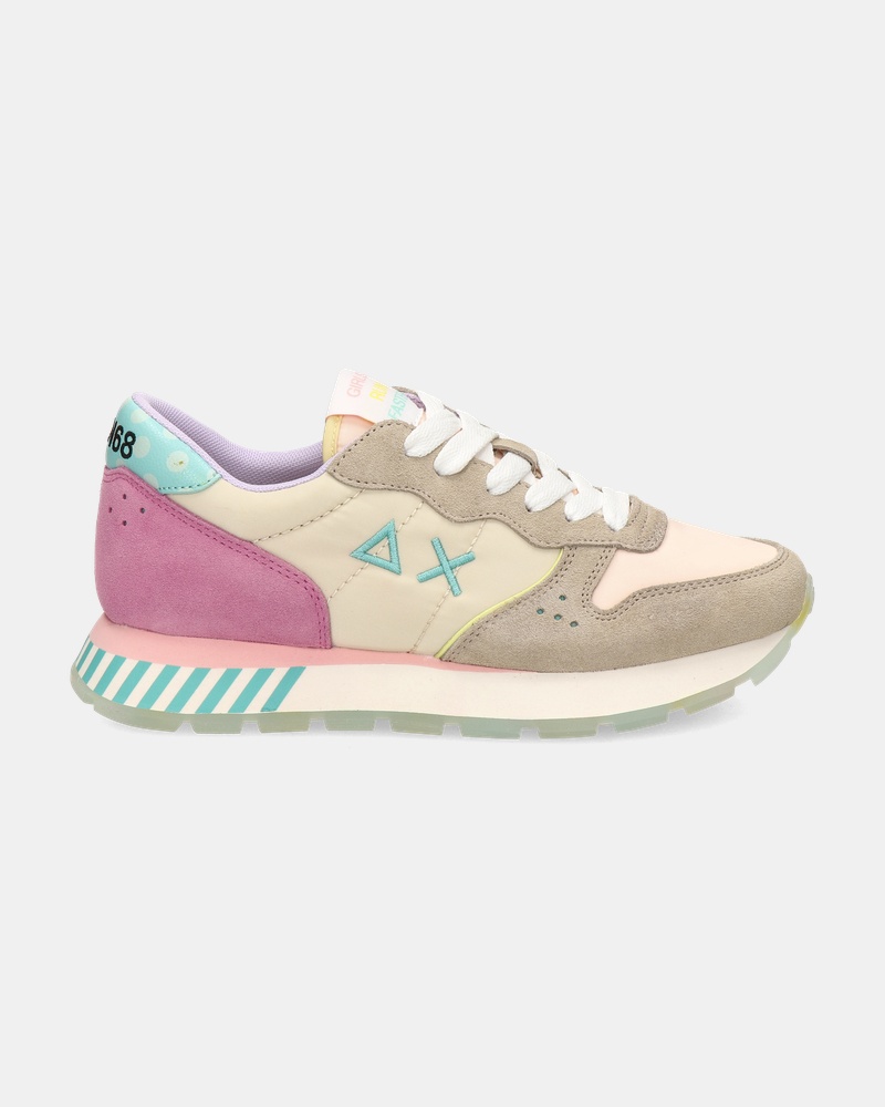 Sun 68 Ally Candy Cane Lage sneakers  - beige