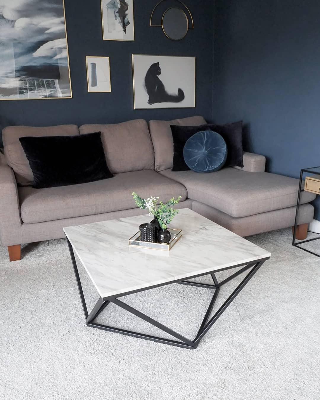 Salontafel MALIBU Wit marmer