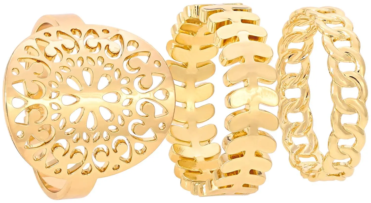 Ring-Set - Golden Ornaments