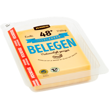 Jumbo Belegen Kaas 48+ Voordeelverpakking Plakken 400 g