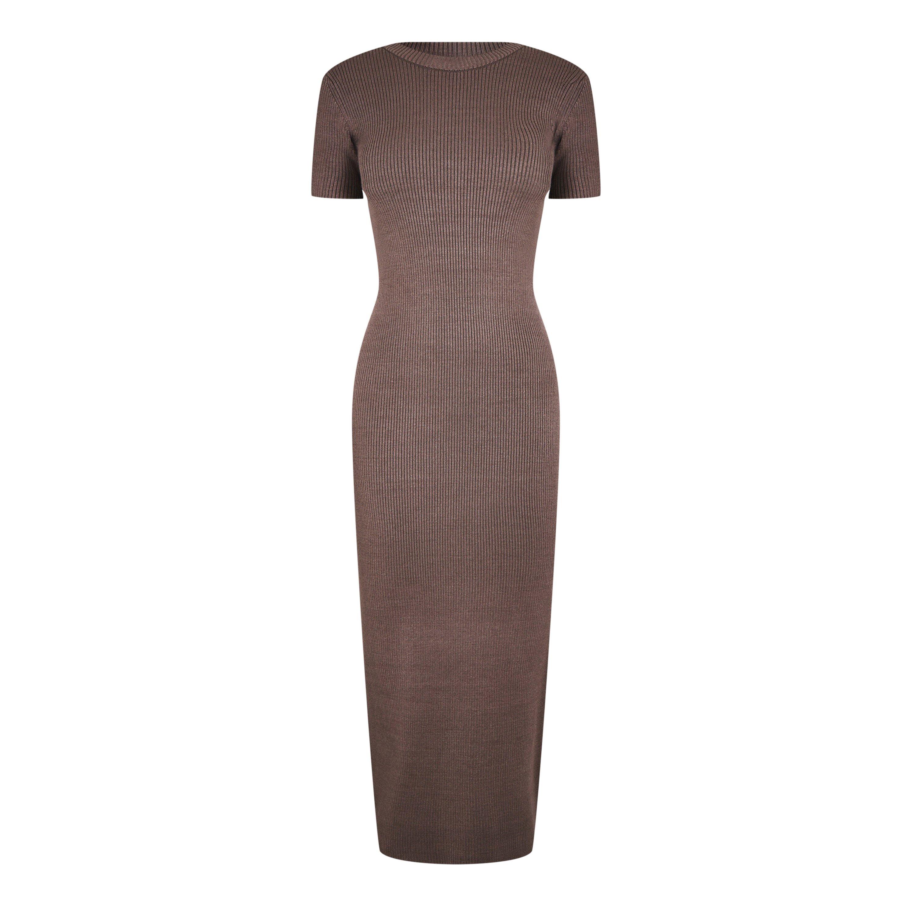 Jack Wills JW Travel Rib Midi Dress